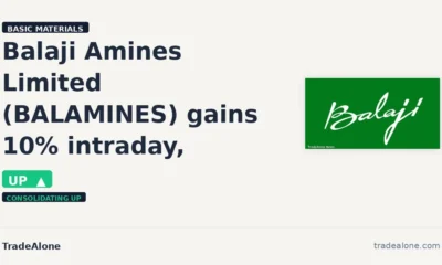 Balaji Amines Limited BALAMINES extends gains