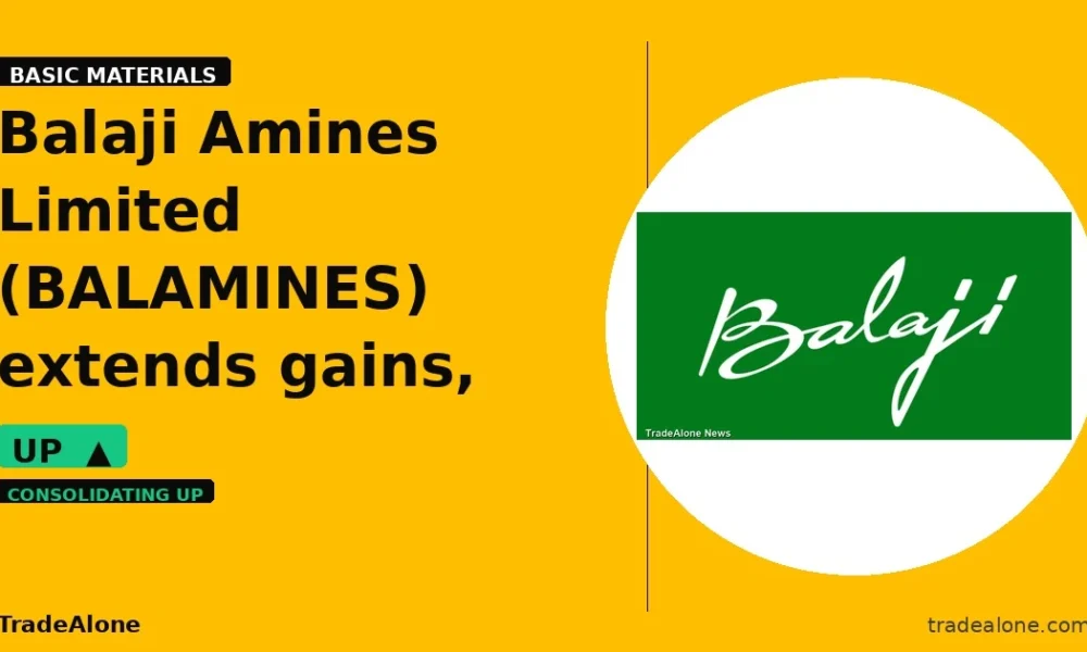 Balaji Amines Limited BALAMINES extends gains