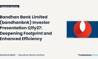 Bandhan Bank Limited Bandhanbnk Q1fy27 Investor Presentation