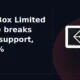 Black Box Limited BBOX breaks below support
