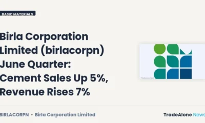 Birla Corporation Limited Birlacorpn June Quarter Results