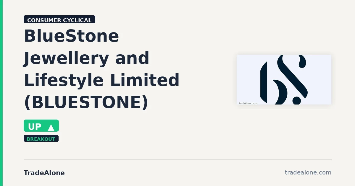 BlueStone Jewellery and Lifestyle Limited BLUESTONE breakout