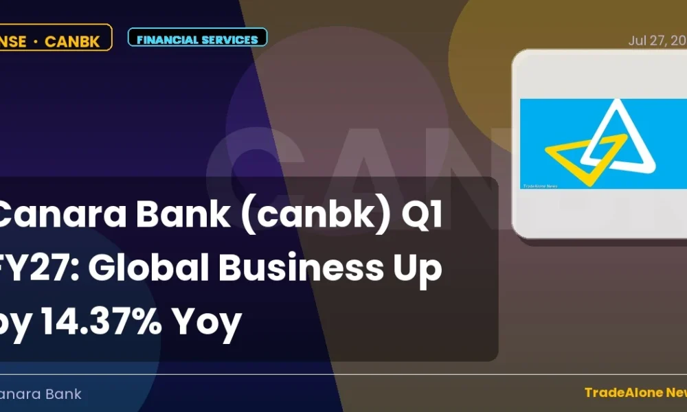 Canara Bank CANBK Q1 FY27 Results