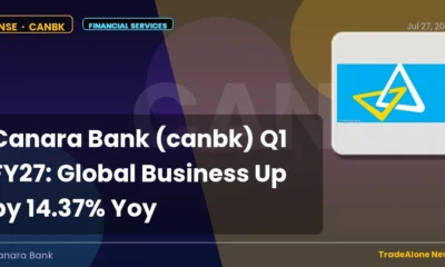 Canara Bank CANBK Q1 FY27 Results