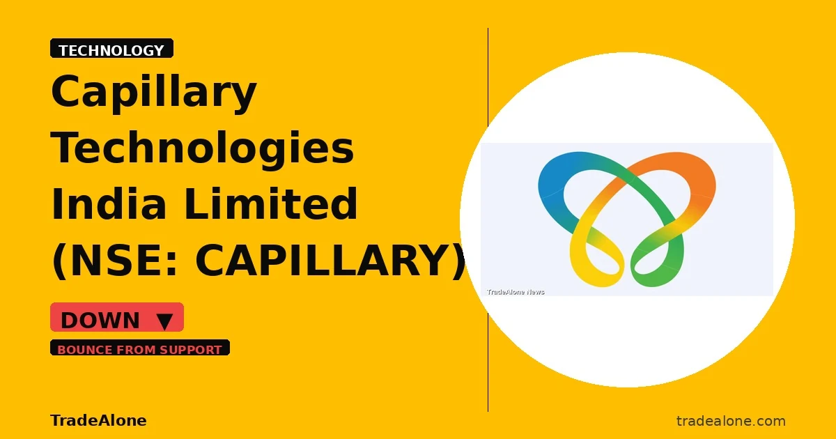 Capillary Technologies India Limited NSE CAPILLARY falls 7% intraday