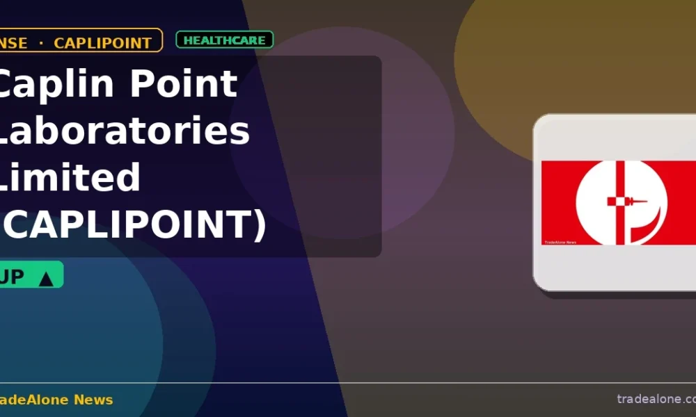 Caplin Point Laboratories Limited CAPLIPOINT gains 5% intraday