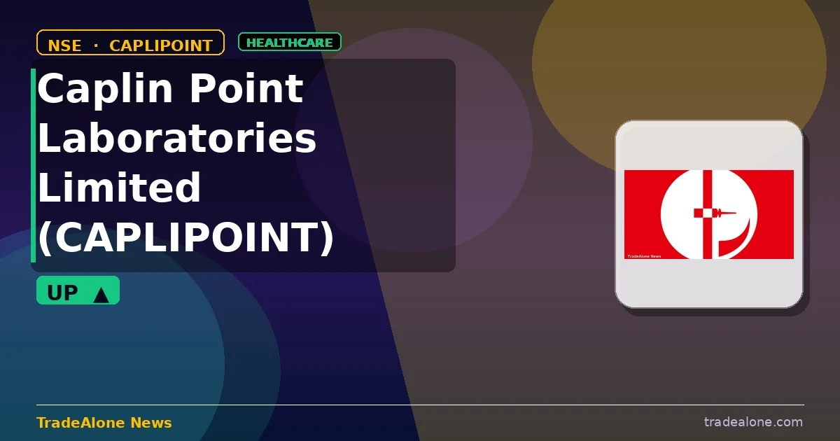 Caplin Point Laboratories Limited CAPLIPOINT gains 5% intraday