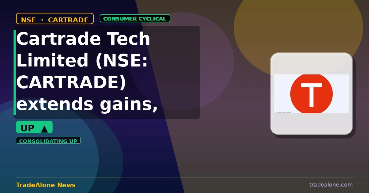 Cartrade Tech Limited CARTRADE extends gains