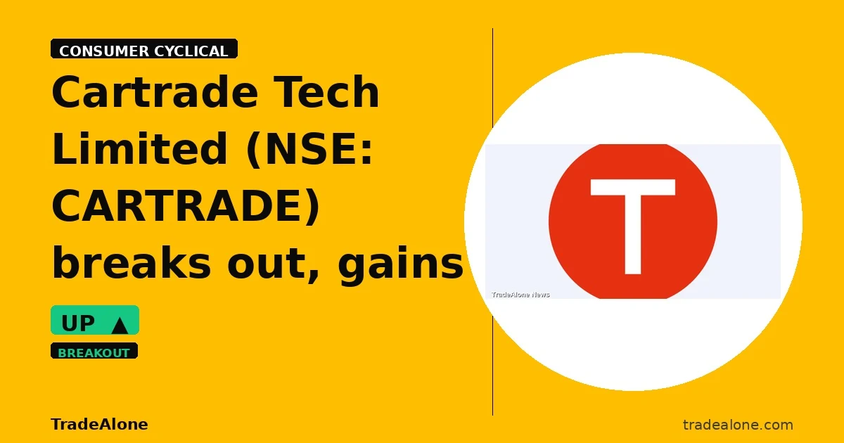 Cartrade Tech Limited CARTRADE breaks out
