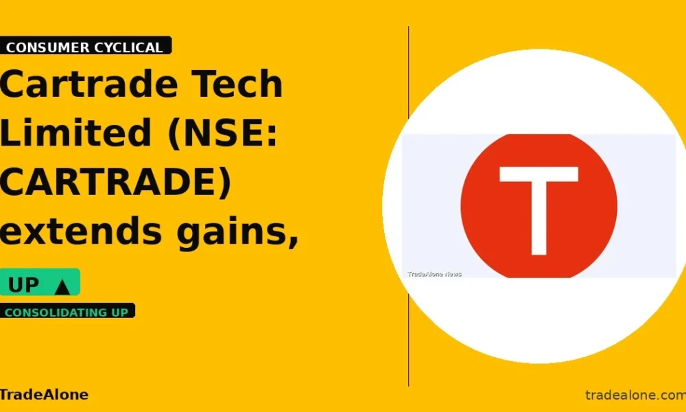Cartrade Tech Limited CARTRADE extends gains