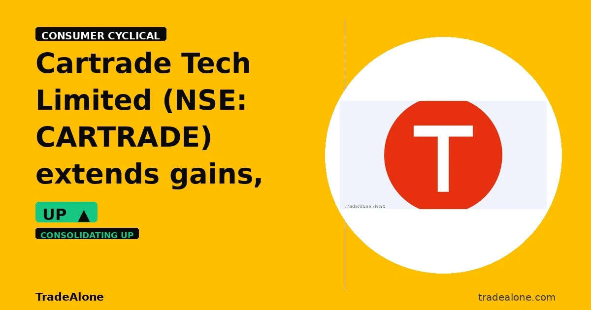 Cartrade Tech Limited CARTRADE extends gains