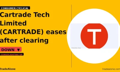 Cartrade Tech Limited CARTRADE pulls back from breakout highs