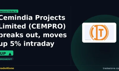 Cemindia Projects Limited CEMPRO breaks out