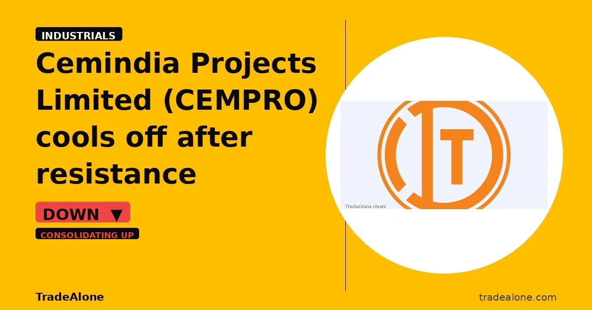 Cemindia Projects Limited CEMPRO pullback after breakout