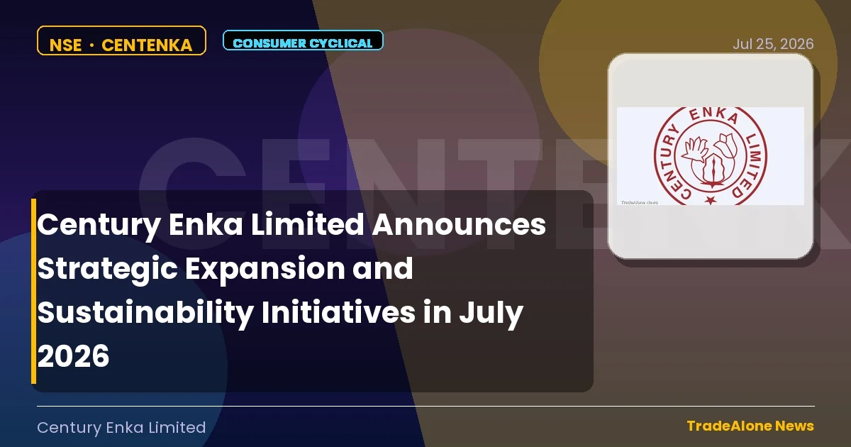 Century Enka Limited Centenka July 2026 Event