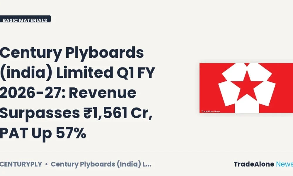 Century Plyboards (india) Limited Q1 Fy26-27 Results