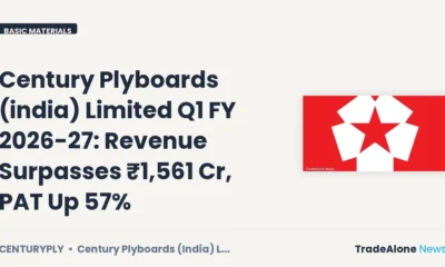 Century Plyboards (india) Limited Q1 Fy26-27 Results