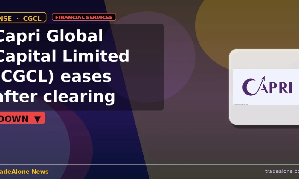 Capri Global Capital Limited CGCL stock fall