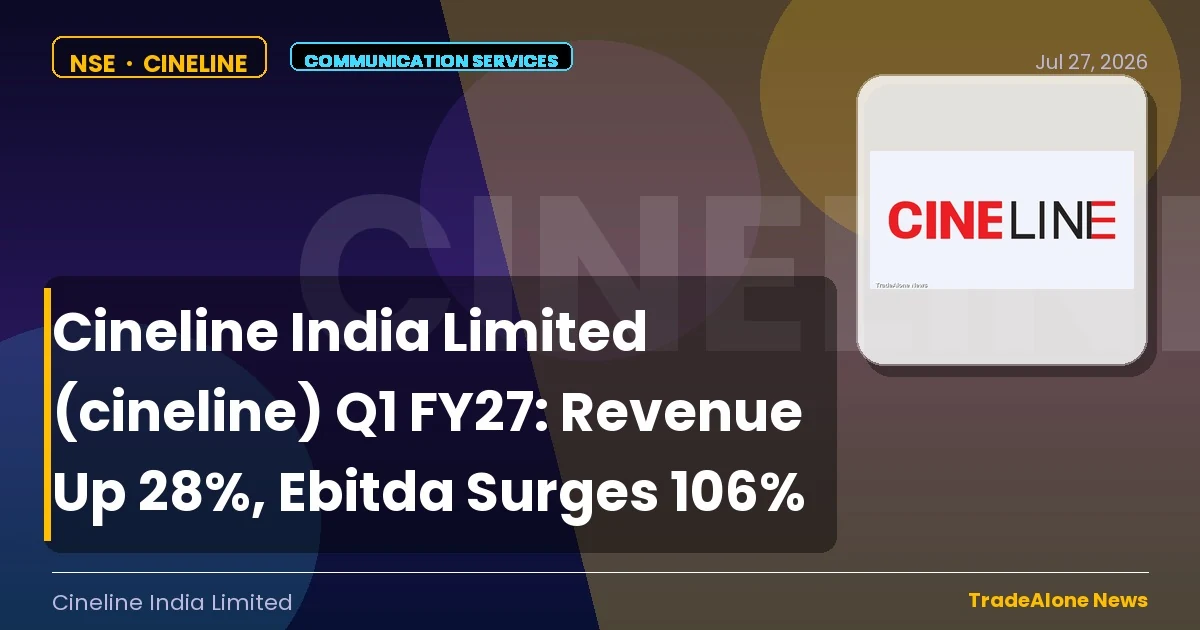 Cineline India Limited Cineline Q1 FY27 Results