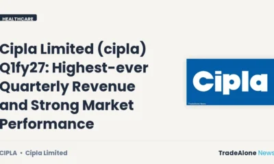 Cipla Limited CIPLA Q1fy27 Results