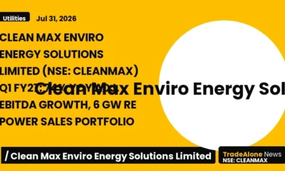 Clean Max Enviro Energy Solutions Limited (NSE: Cleanmax) Q1 FY27 Results