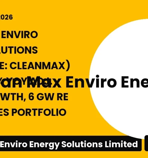 Clean Max Enviro Energy Solutions Limited (NSE: Cleanmax) Q1 FY27 Results