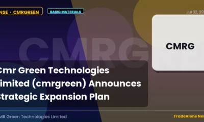Cmr Green Technologies Limited Cmrgreen Expansion Plan