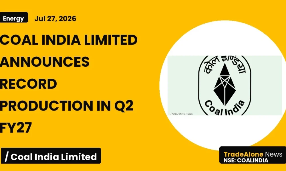 Coal India Limited Coalindia Q2 FY27 Results