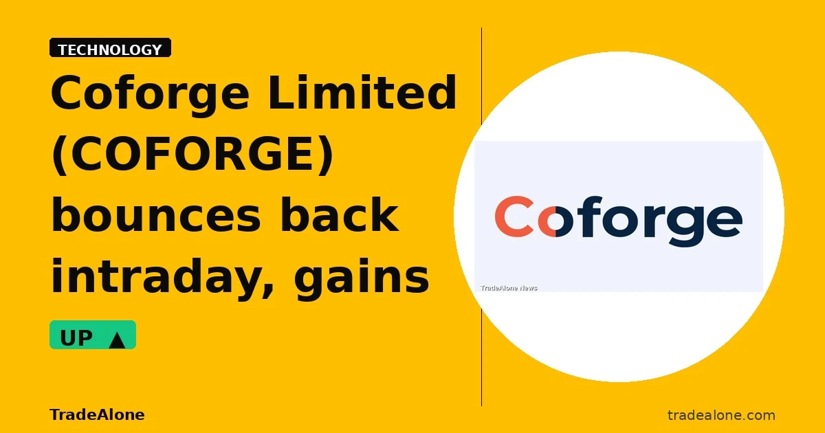 Coforge Limited COFORGE intraday gains