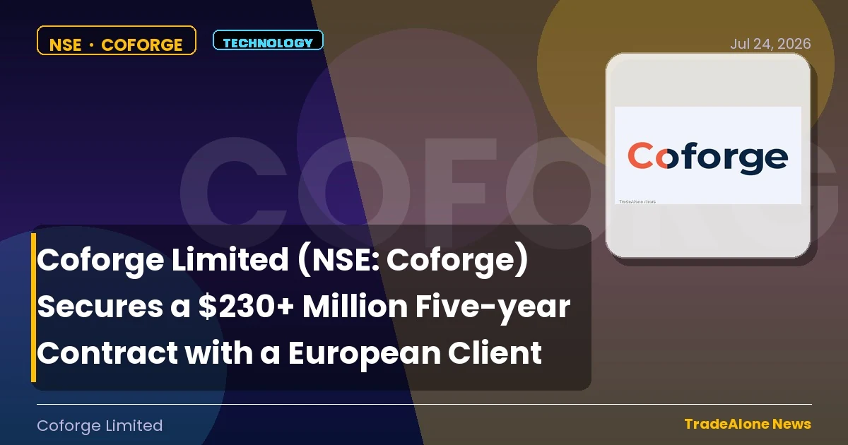 Coforge Limited NSE Coforge Five-year Contract