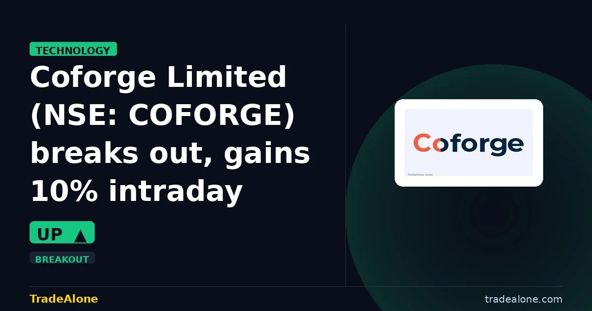 Coforge Limited NSE: COFORGE breakout