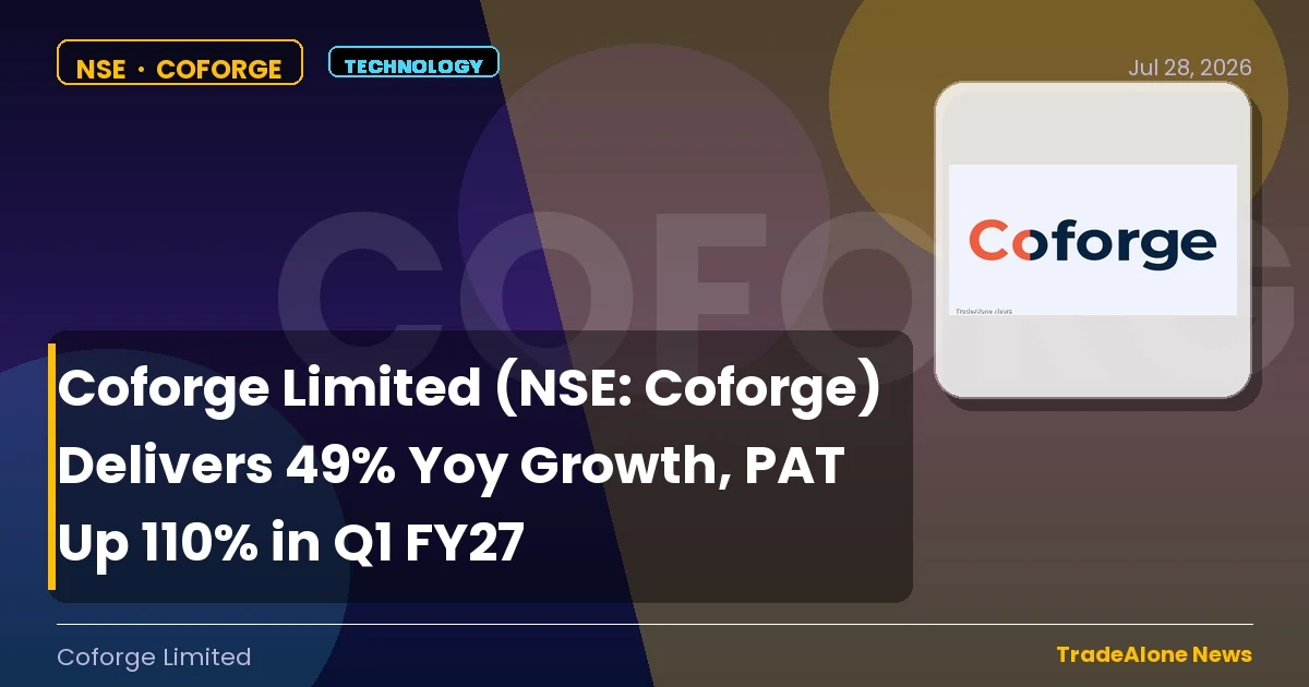 Coforge Limited NSE Coforge Q1 FY27 Results