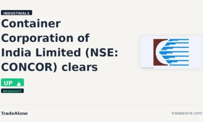 Container Corporation of India Limited CONCOR clears resistance