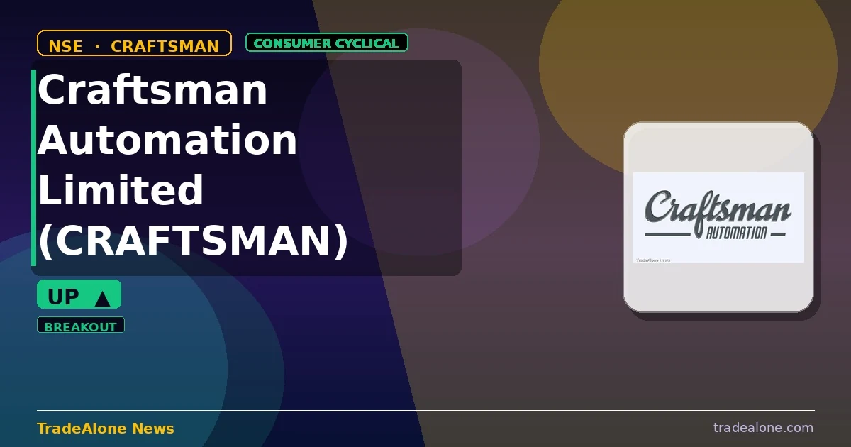Craftsman Automation Limited CRAFTSMAN breakout