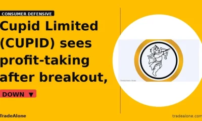 Cupid Limited NSE CUPID pulls back from breakout highs