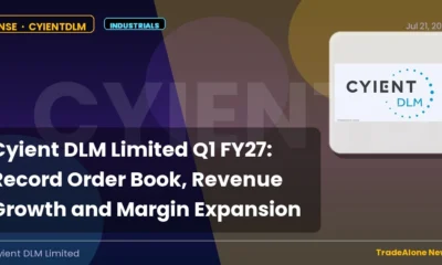 Cyient DLM Limited Cyientdlm Q1 FY27 Results