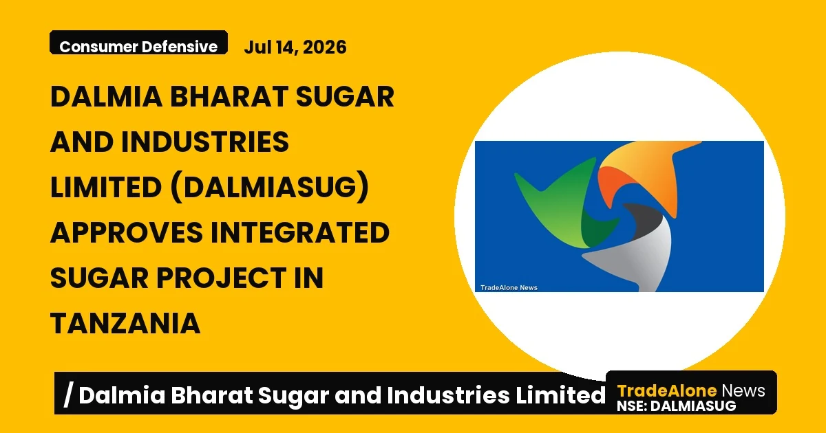 Dalmia Bharat Sugar and Industries Limited Dalmiasug Integrated Project Tanzania