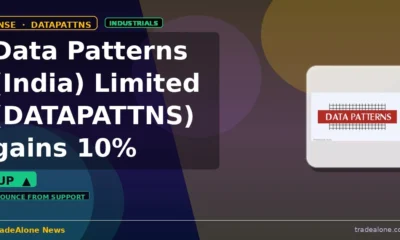 Data Patterns (India) Limited DATAPATTNS gains 10% intraday