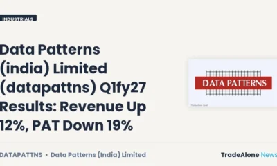 Data Patterns (india) Limited Datapattns Q1fy27 Results