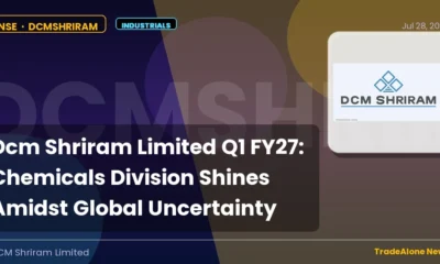 Dcm Shriram Limited Q1 FY27 Chemicals Division