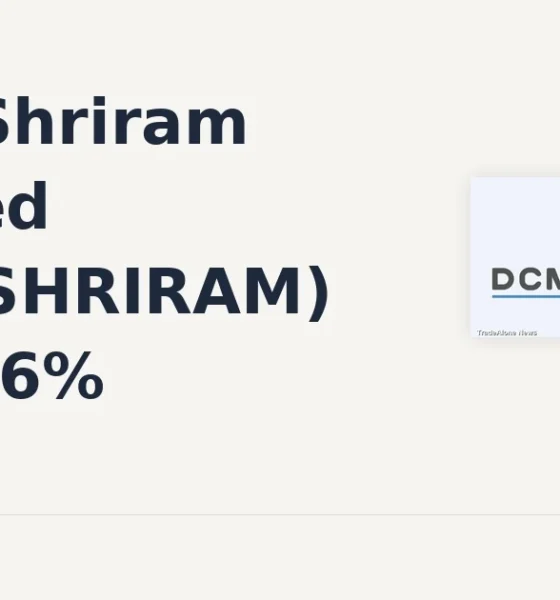 DCM Shriram Limited DCMSHRIRAM gains 6% intraday