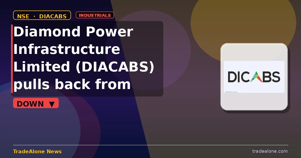 Diamond Power Infrastructure Limited DIACABS pulls back from breakout highs