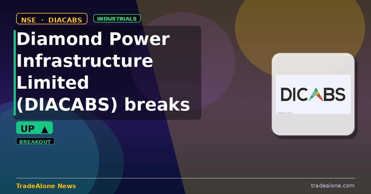 Diamond Power Infrastructure Limited DIACABS breaks out