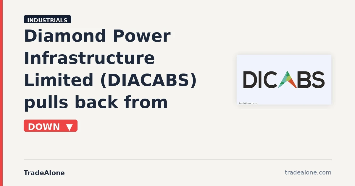 Diamond Power Infrastructure Limited DIACABS pulls back from breakout highs