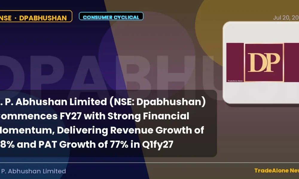 D. P. Abhushan Limited NSE Dpabhushan Q1fy27 Results