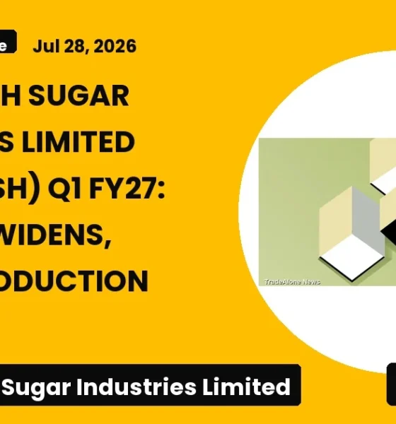 Dwarikesh Sugar Industries Limited Dwarkesh Q1 FY27 Results