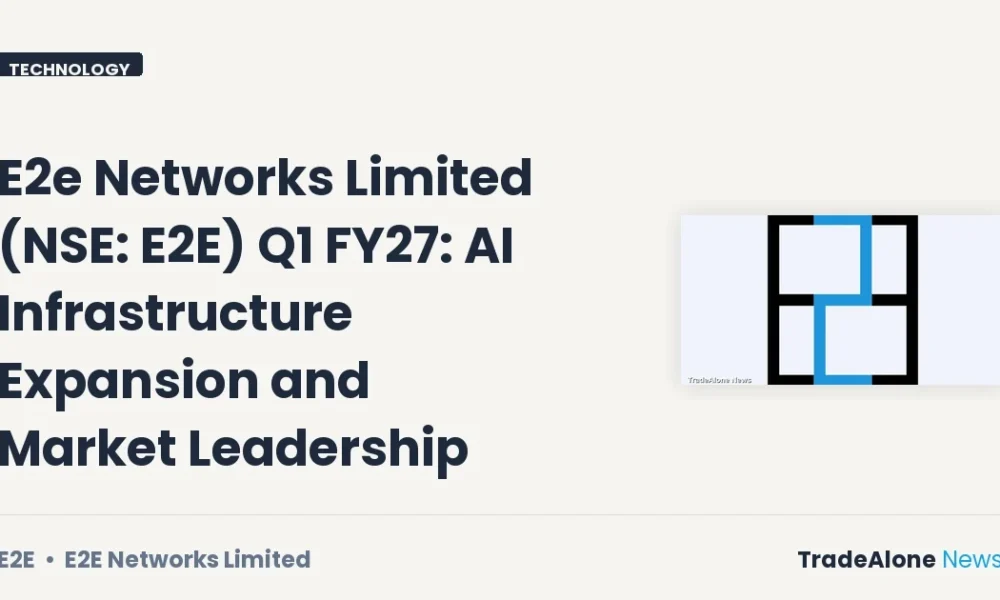 E2e Networks Limited NSE E2E Q1 FY27 Results