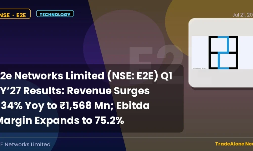 E2e Networks Limited NSE Q1 FY27 Results