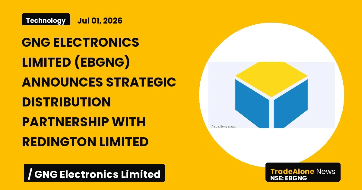 Gng Electronics Limited EBGNG Q2 2026 Distribution Partnership