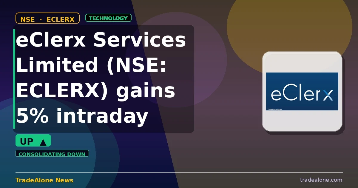 eClerx Services Limited NSE ECLERX gains 5% intraday
